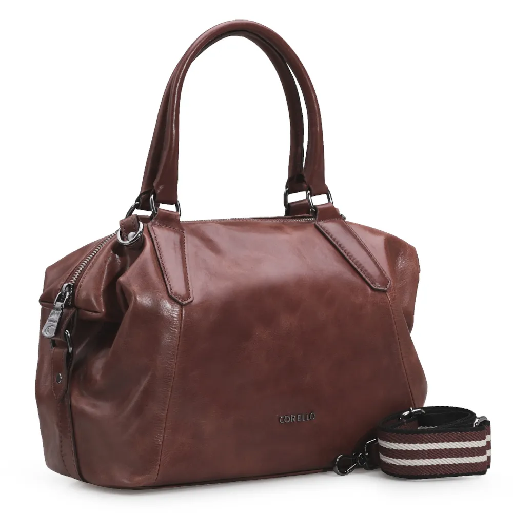 Bolsa Tote Couro Marrom - imagem 2