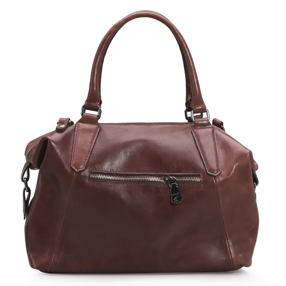 Bolsa Tote Couro Marrom - imagem 3