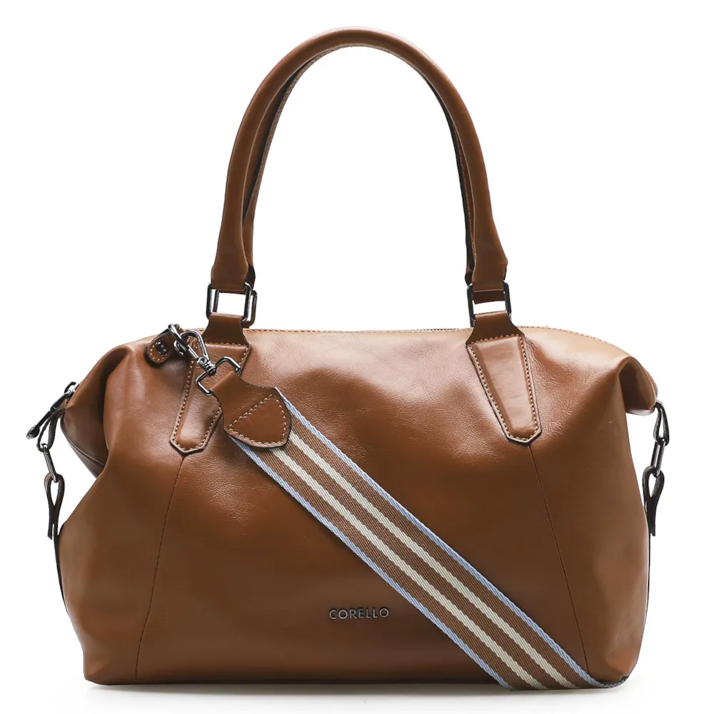 Bolsa Tote Couro Marrom
