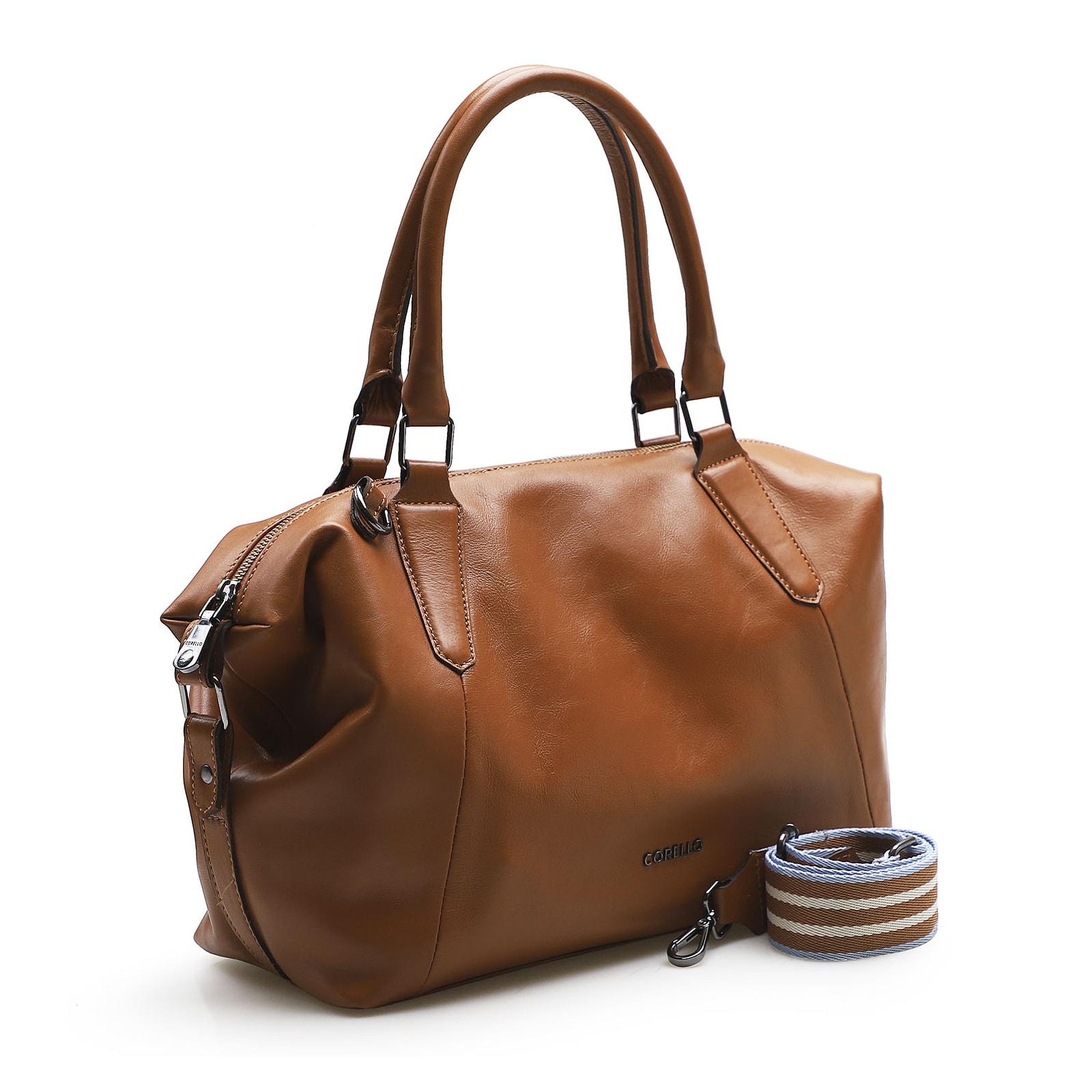 Bolsa Tote Couro Marrom