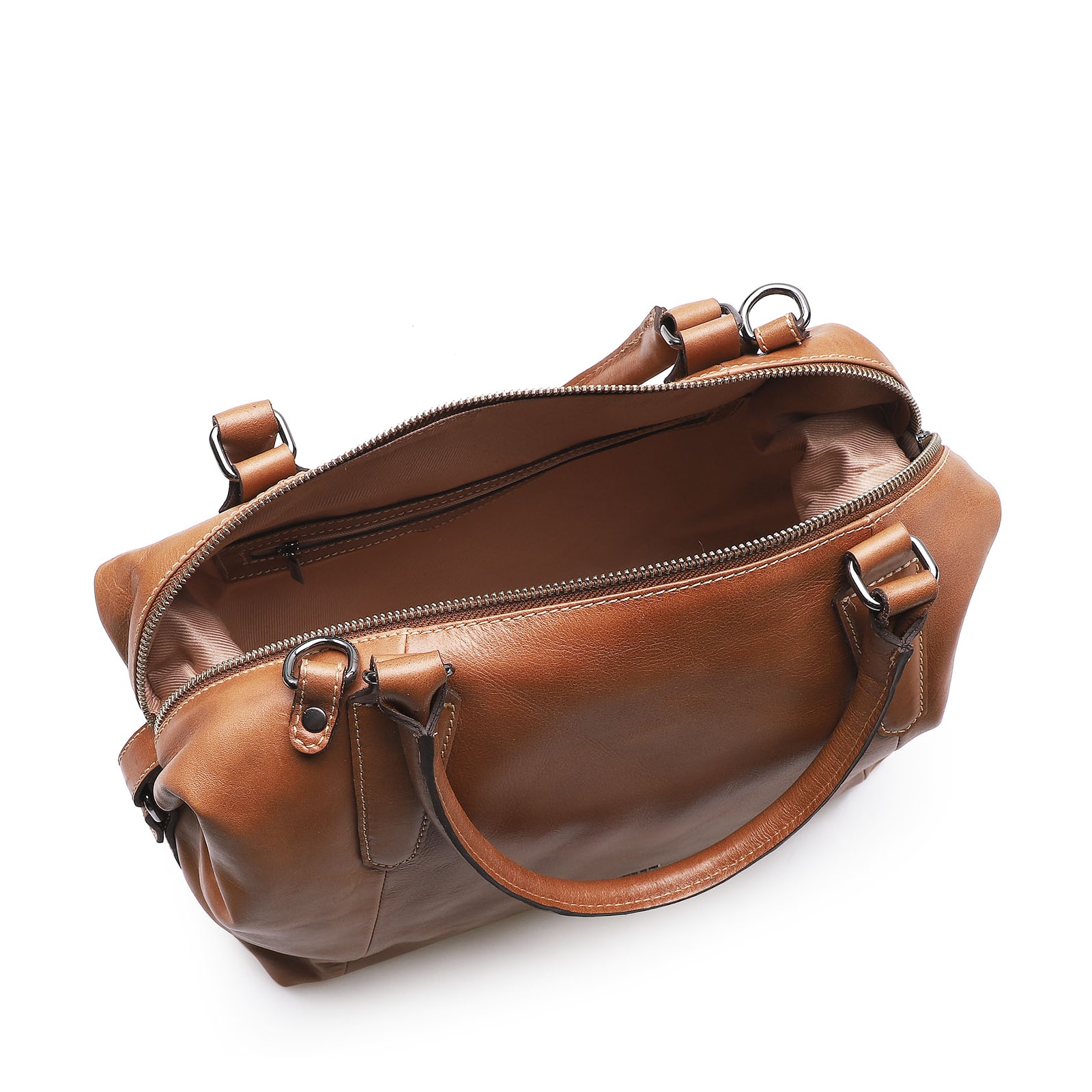 Bolsa Tote Couro Marrom