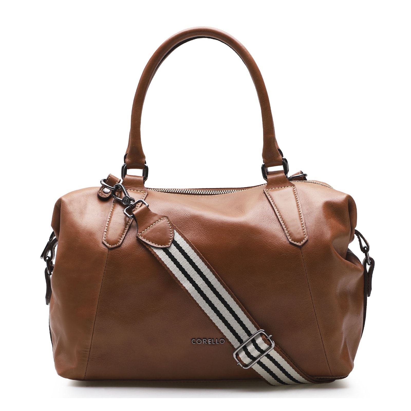 Bolsa Tote Couro Marrom