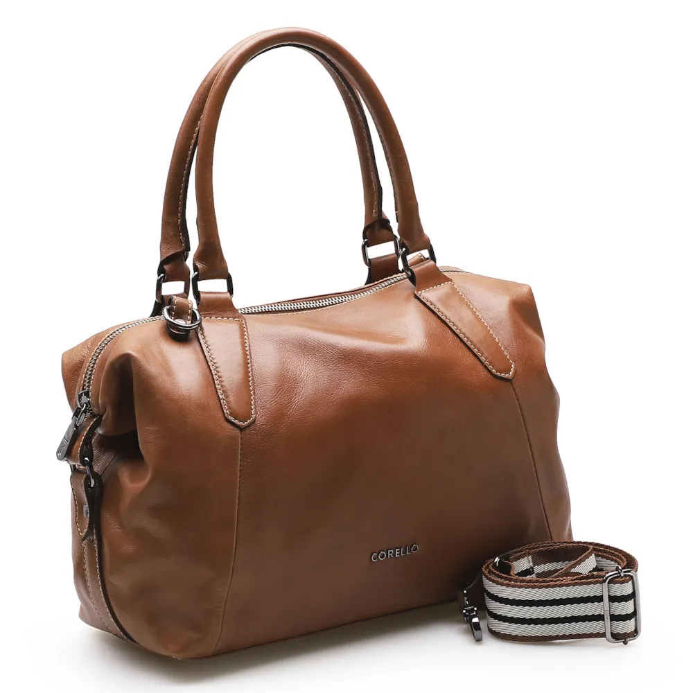 Bolsa Tote Couro Marrom - imagem 2