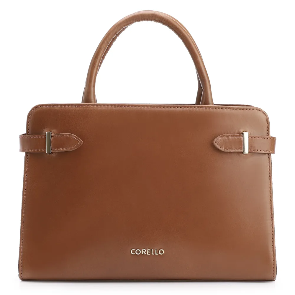 Bolsa Tote Couro Marrom
