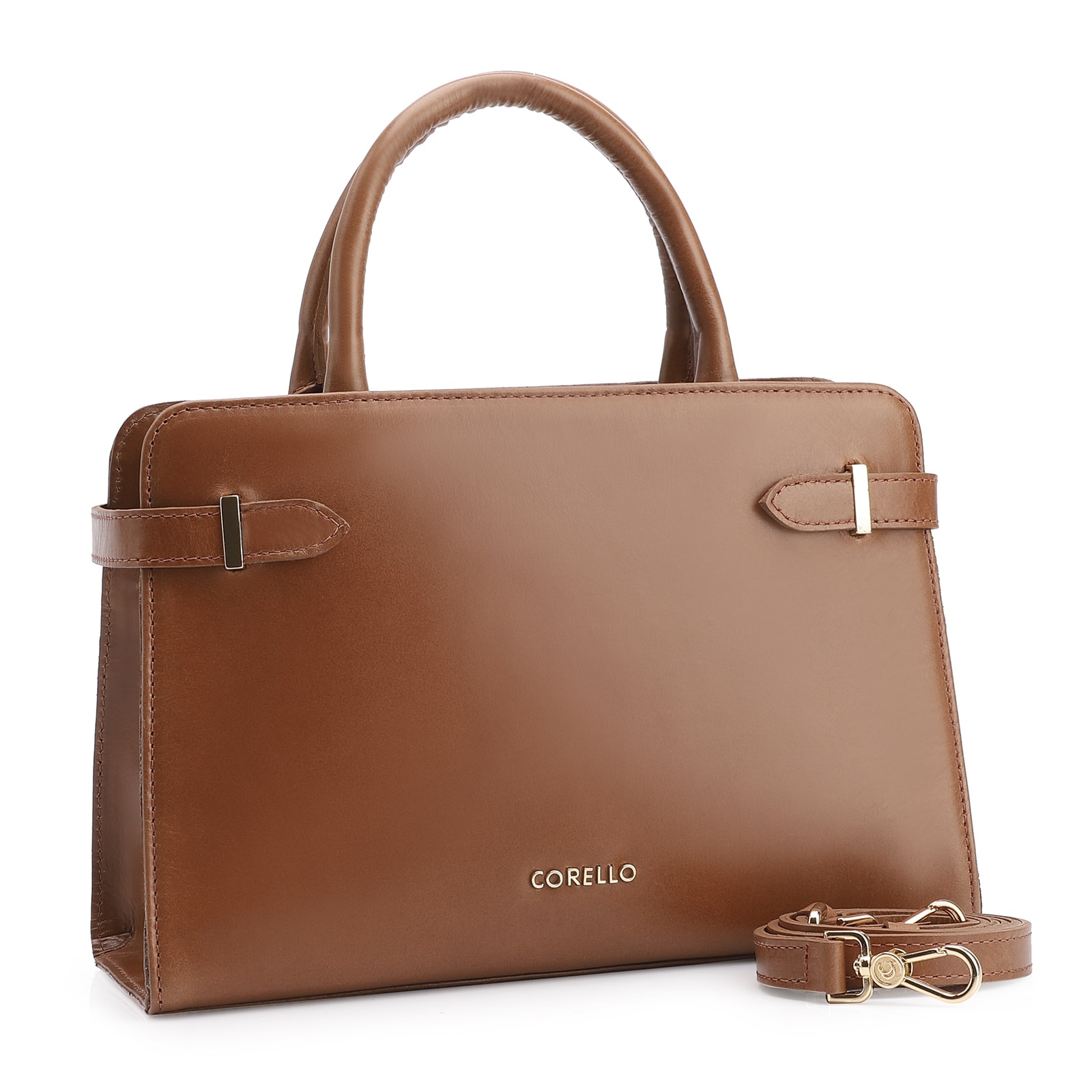 Bolsa Tote Couro Marrom