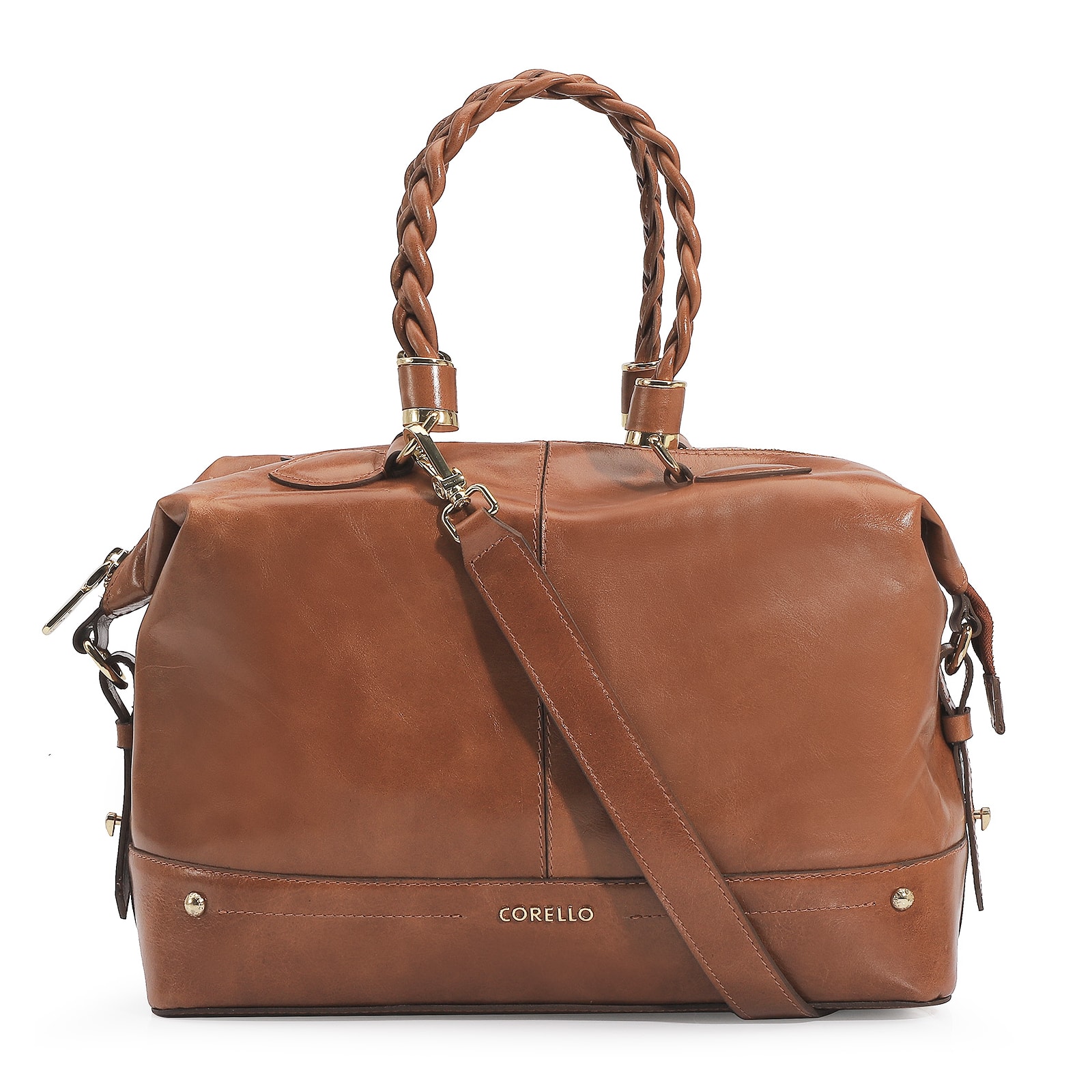 Bolsa Tote Couro Marrom