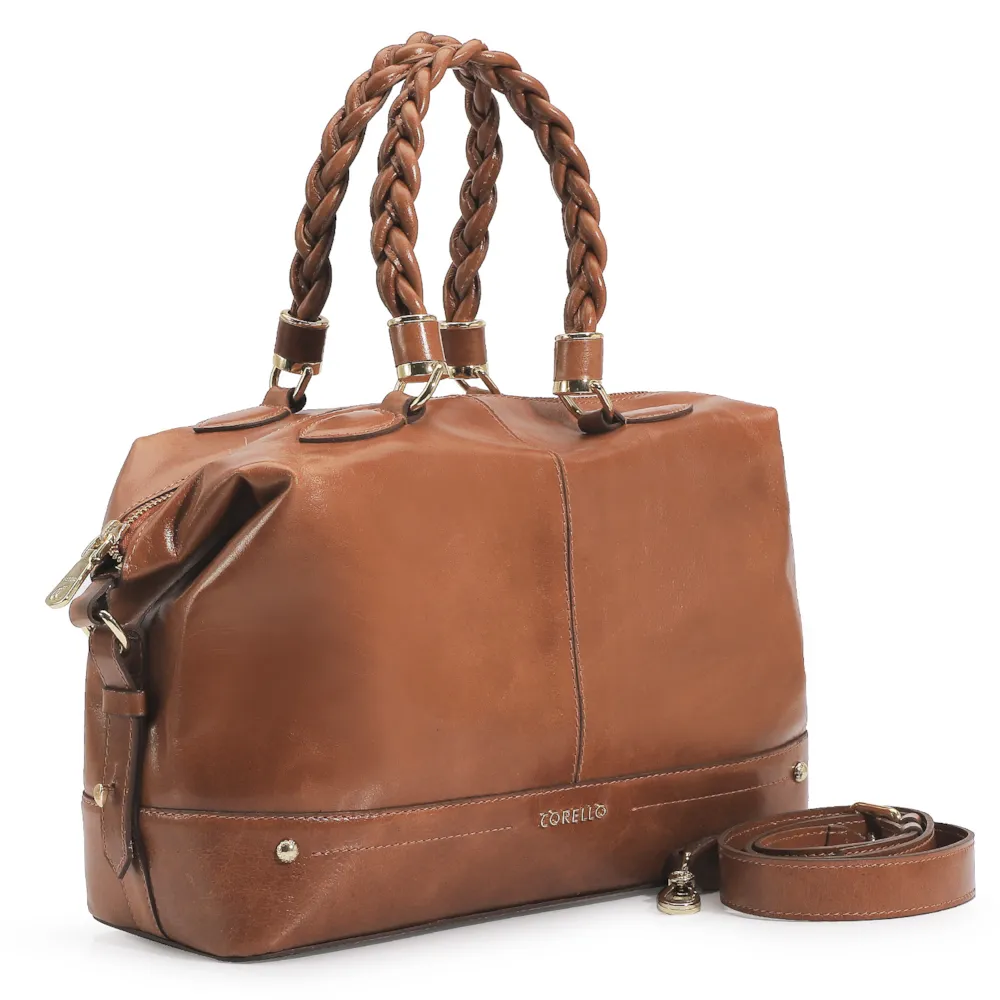 Bolsa Tote Couro Marrom - imagem 3