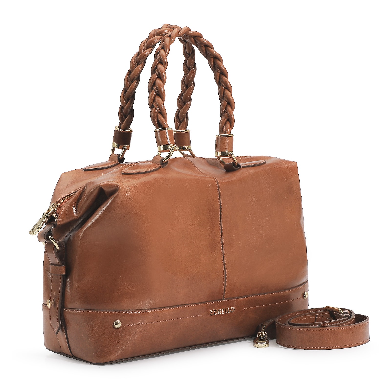 Bolsa Tote Couro Marrom