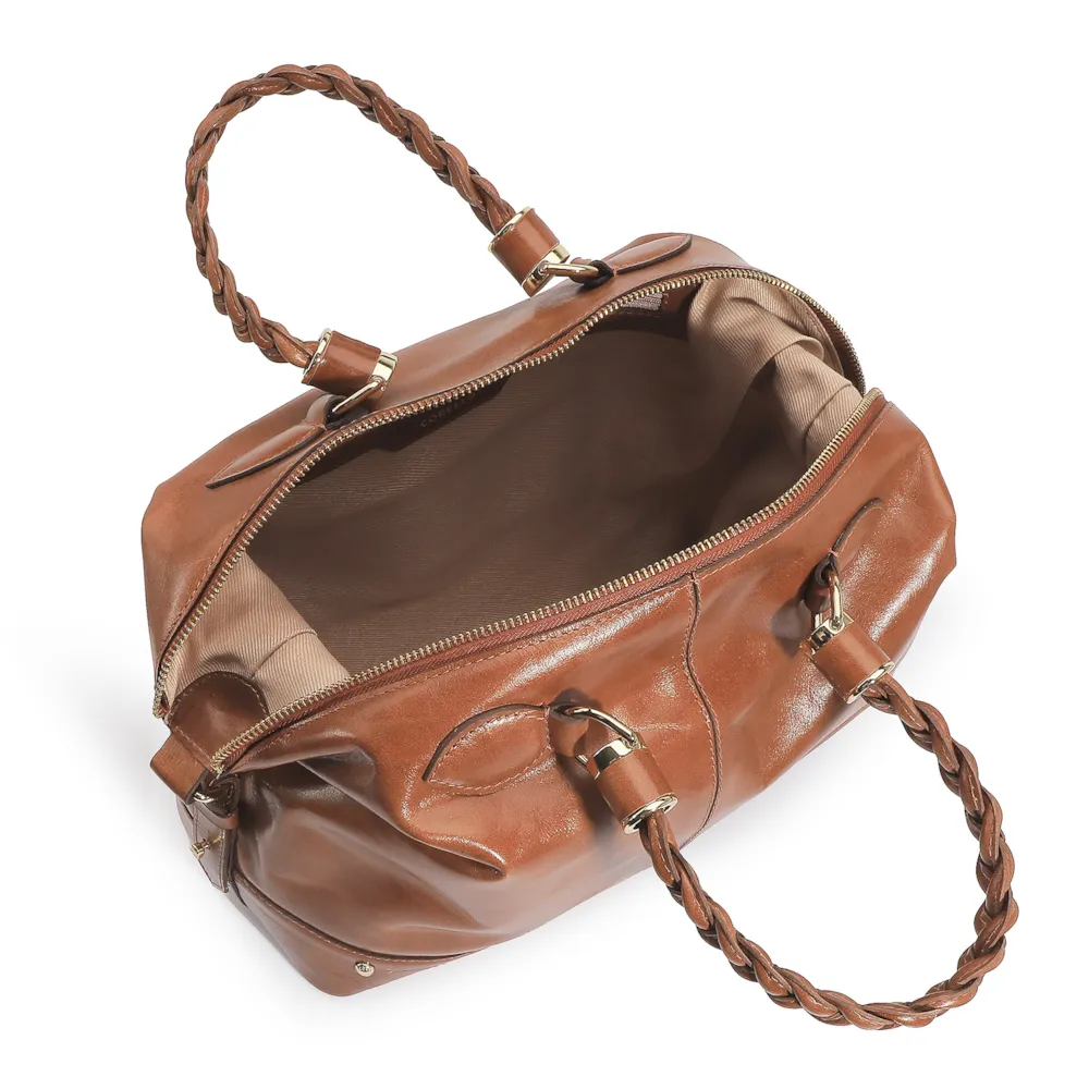 Bolsa Tote Couro Marrom - imagem 5