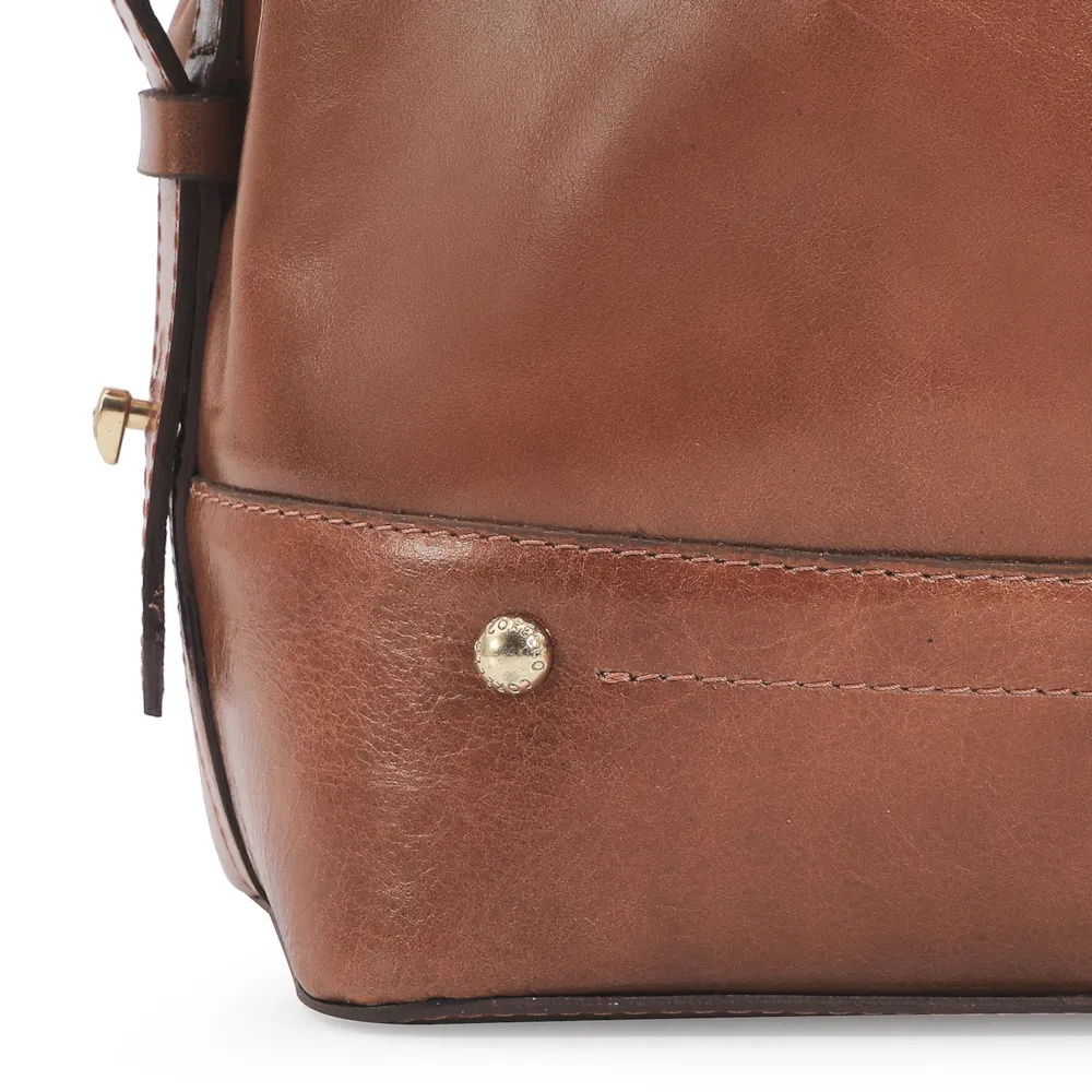 Bolsa Tote Couro Marrom - imagem 8