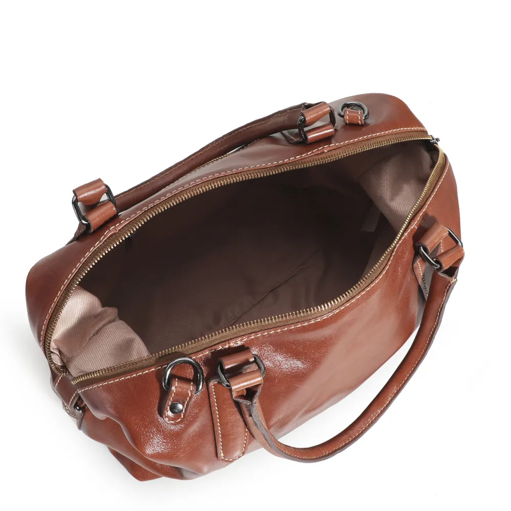 Bolsa Tote Couro Marrom - imagem 4