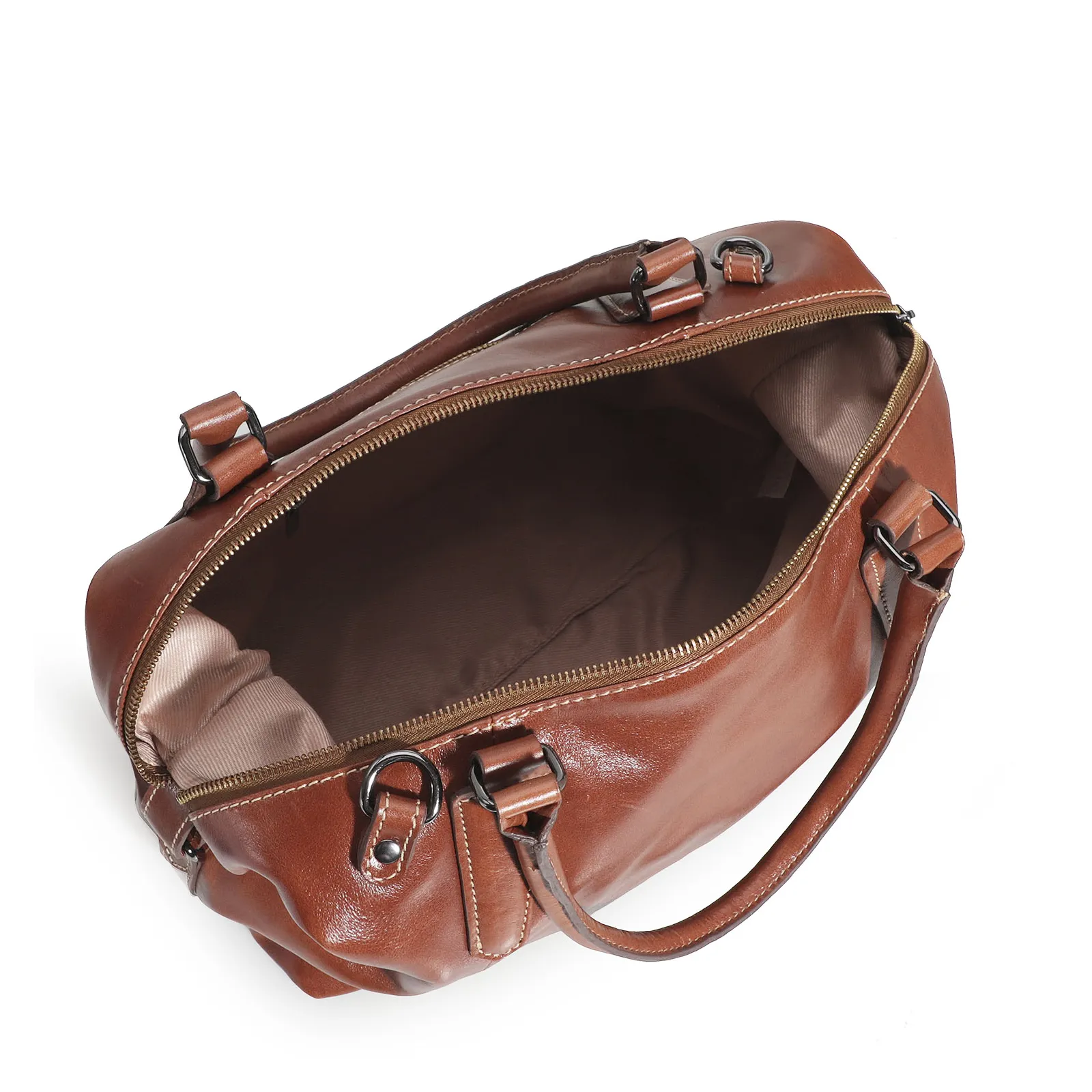 Bolsa Tote Couro Marrom