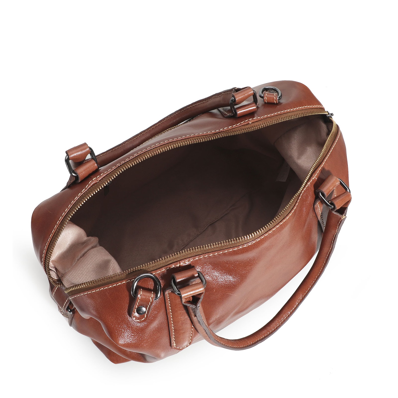 Bolsa Tote Couro Marrom
