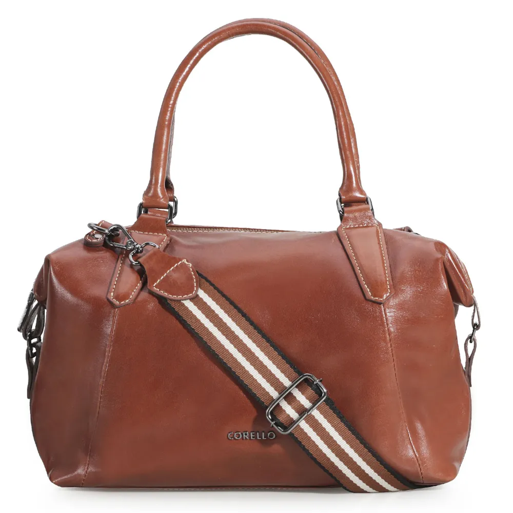 Bolsa Tote Couro Marrom