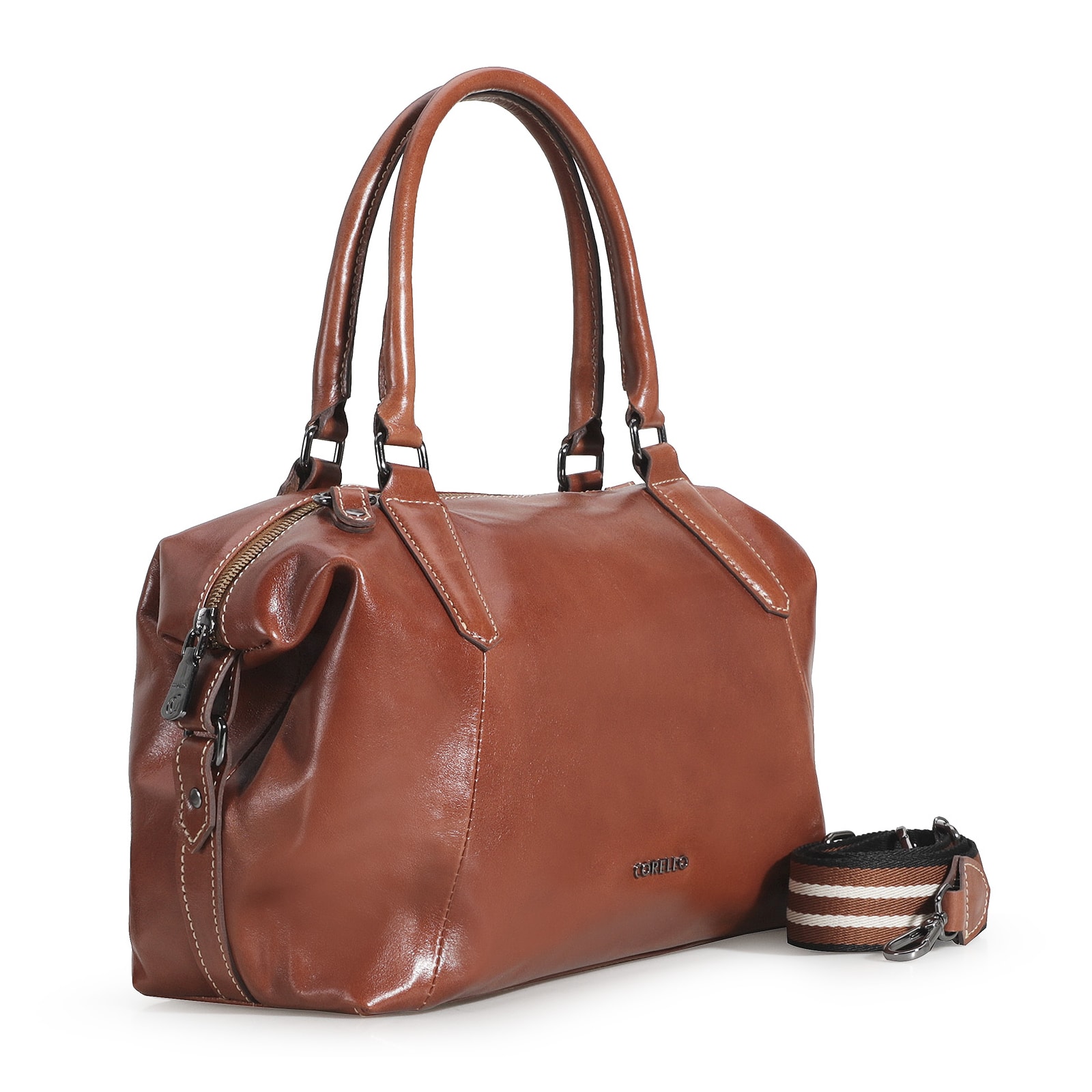 Bolsa Tote Couro Marrom