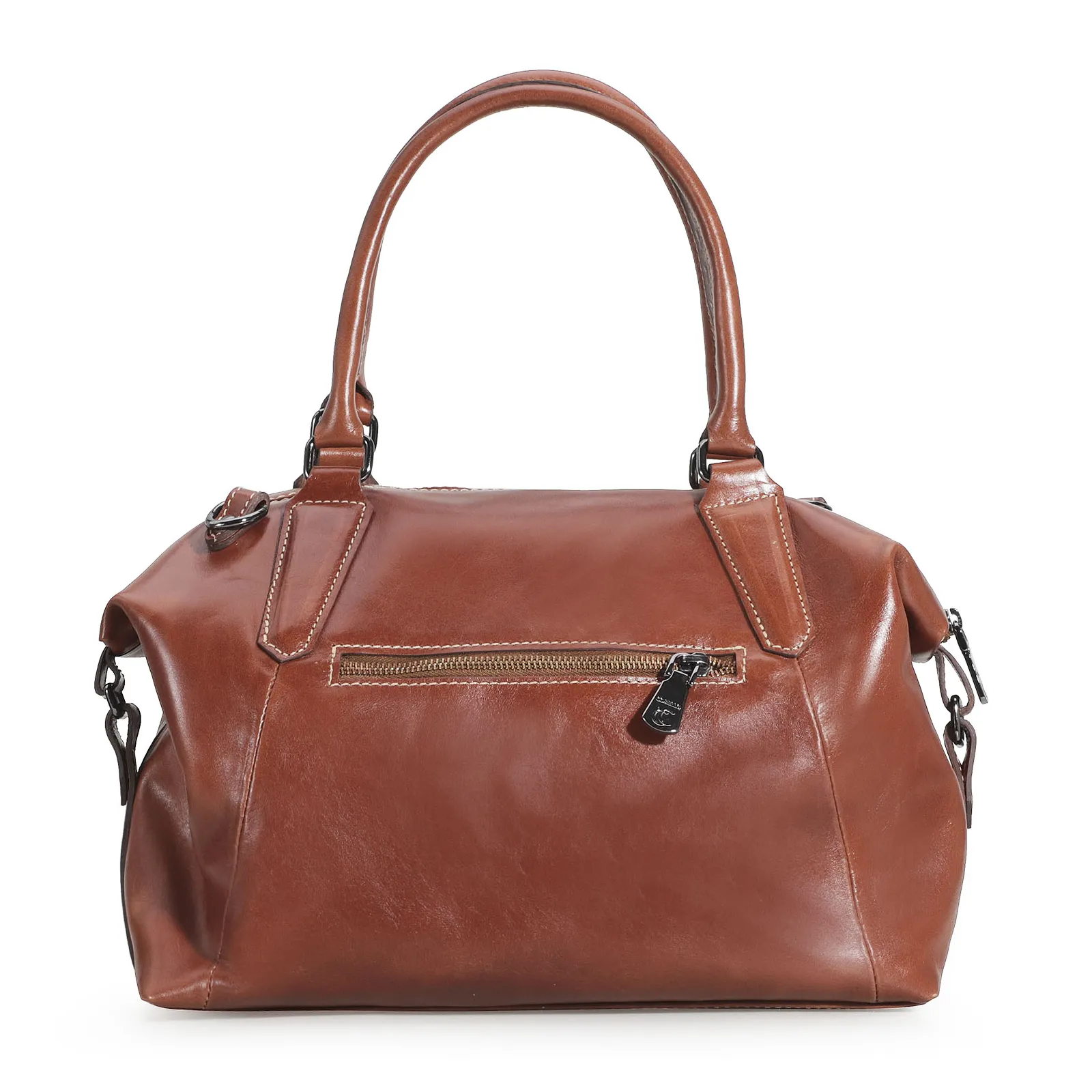 Bolsa Tote Couro Marrom