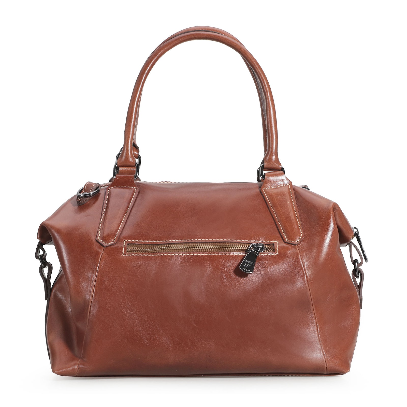 Bolsa Tote Couro Marrom