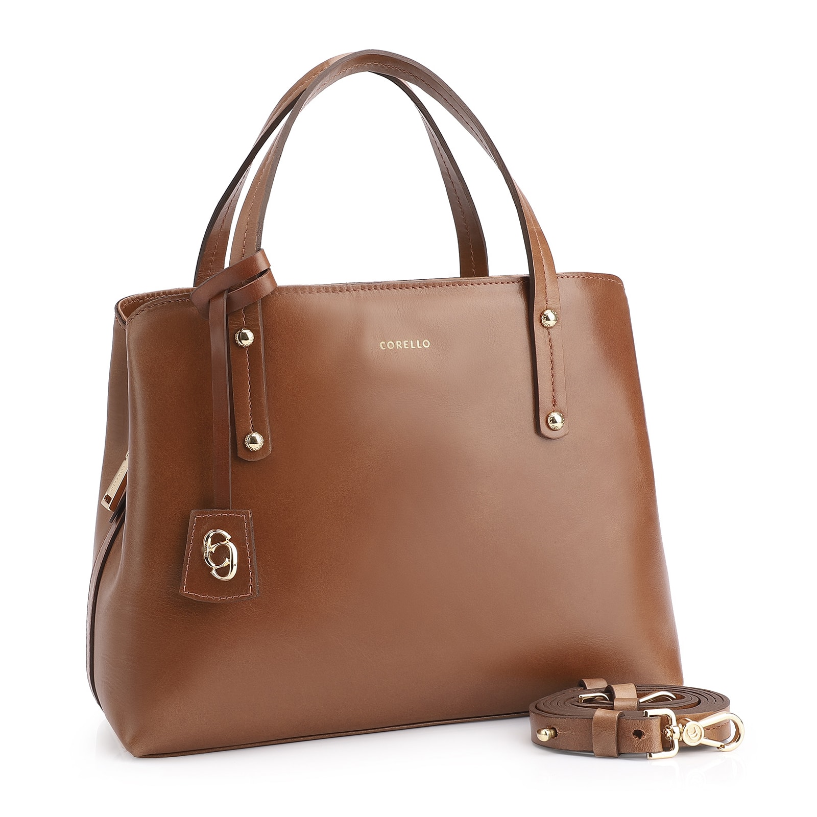 Bolsa Tote Couro Marrom