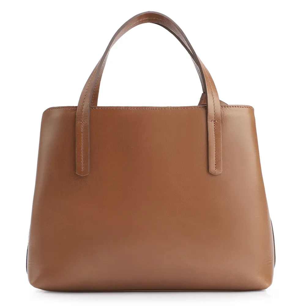 Bolsa Tote Couro Marrom - imagem 4