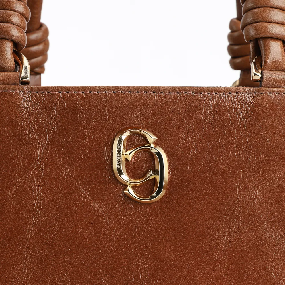 Bolsa Tote Couro Marrom - imagem 6