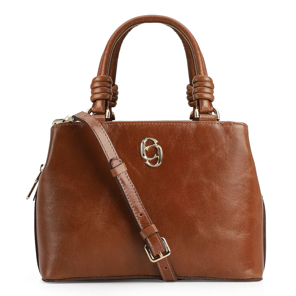 Bolsa Tote Couro Marrom