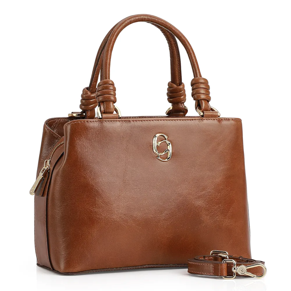 Bolsa Tote Couro Marrom - imagem 2