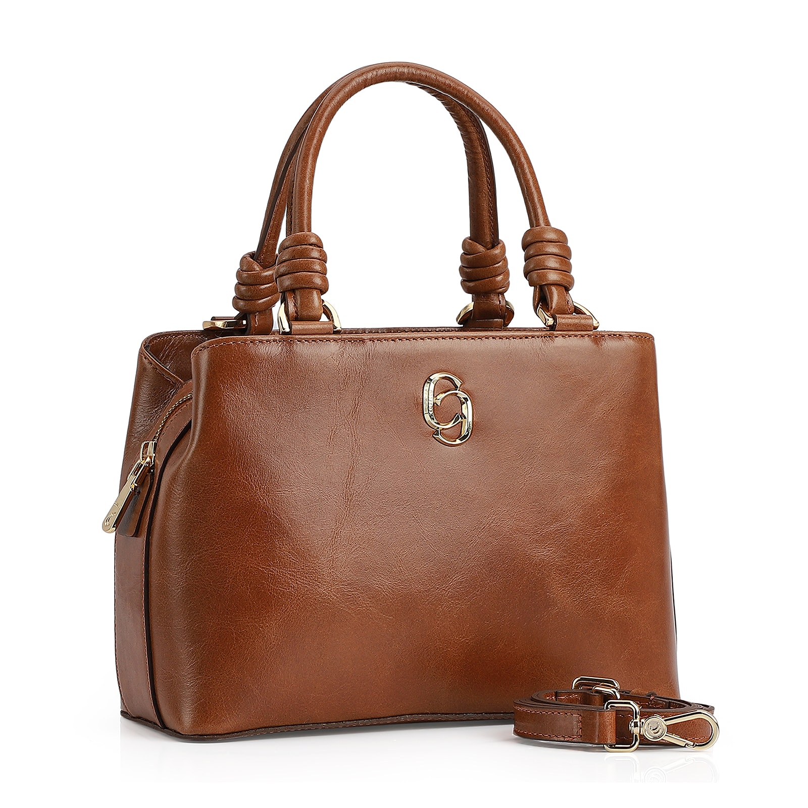 Bolsa Tote Couro Marrom