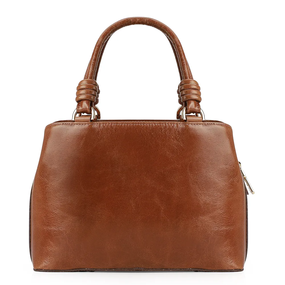 Bolsa Tote Couro Marrom - imagem 3