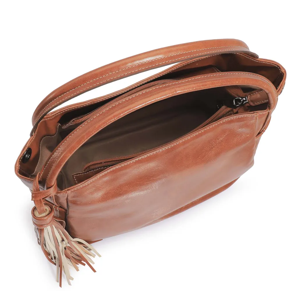 Bolsa Tote Couro Marrom - imagem 4
