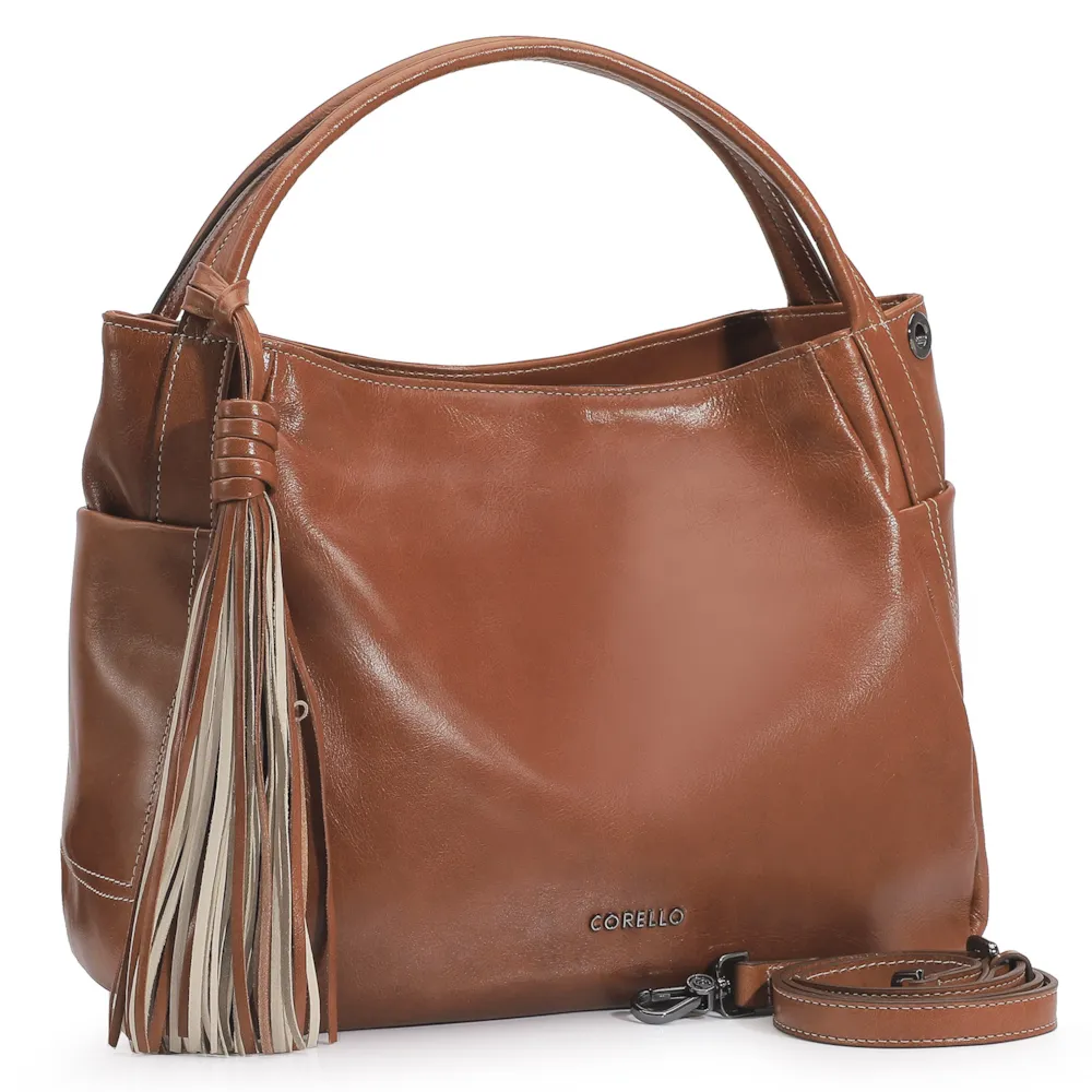 Bolsa Tote Couro Marrom - imagem 2