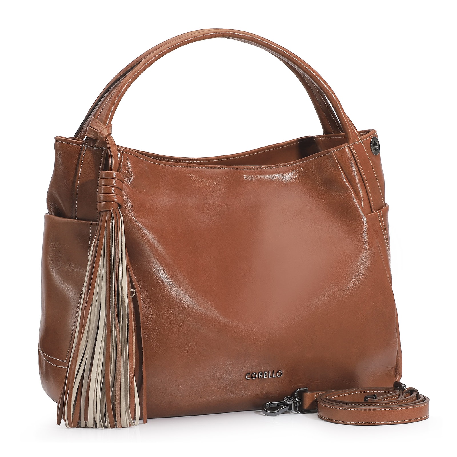 Bolsa Tote Couro Marrom