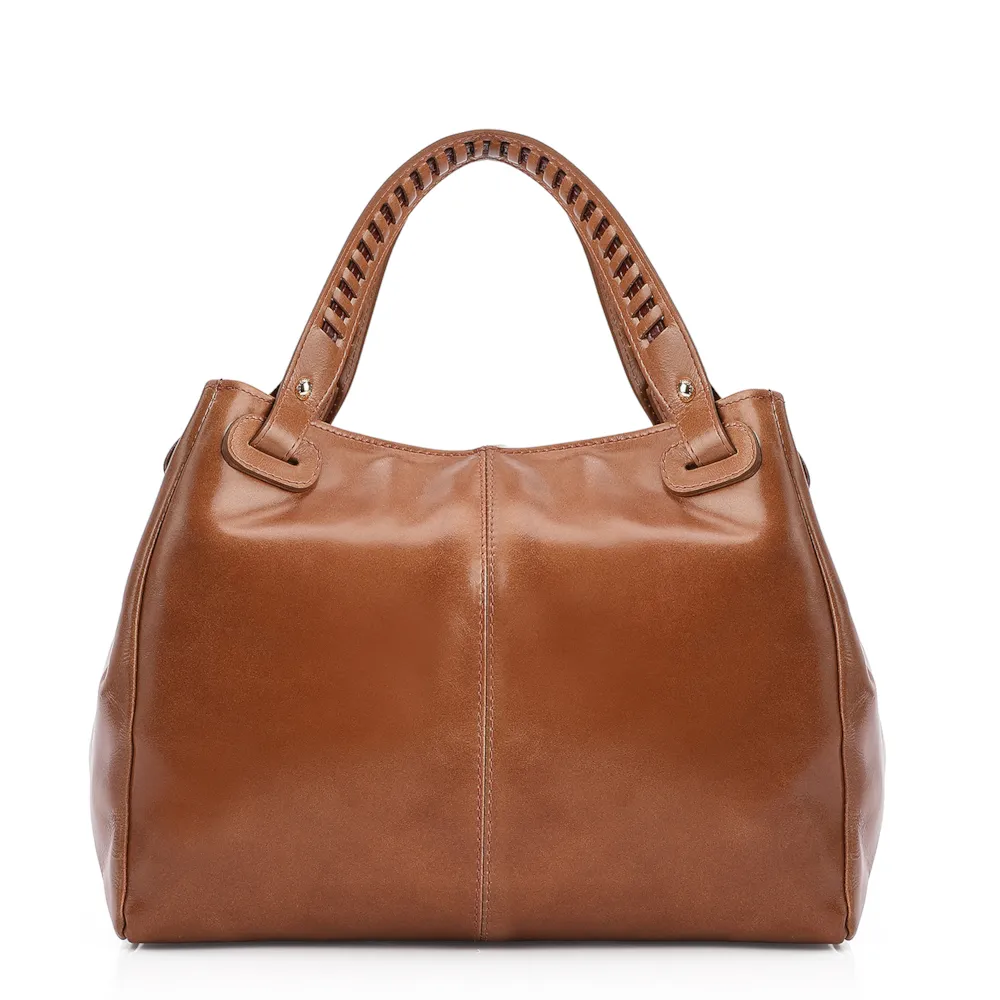 Bolsa Tote Couro Marrom - imagem 3
