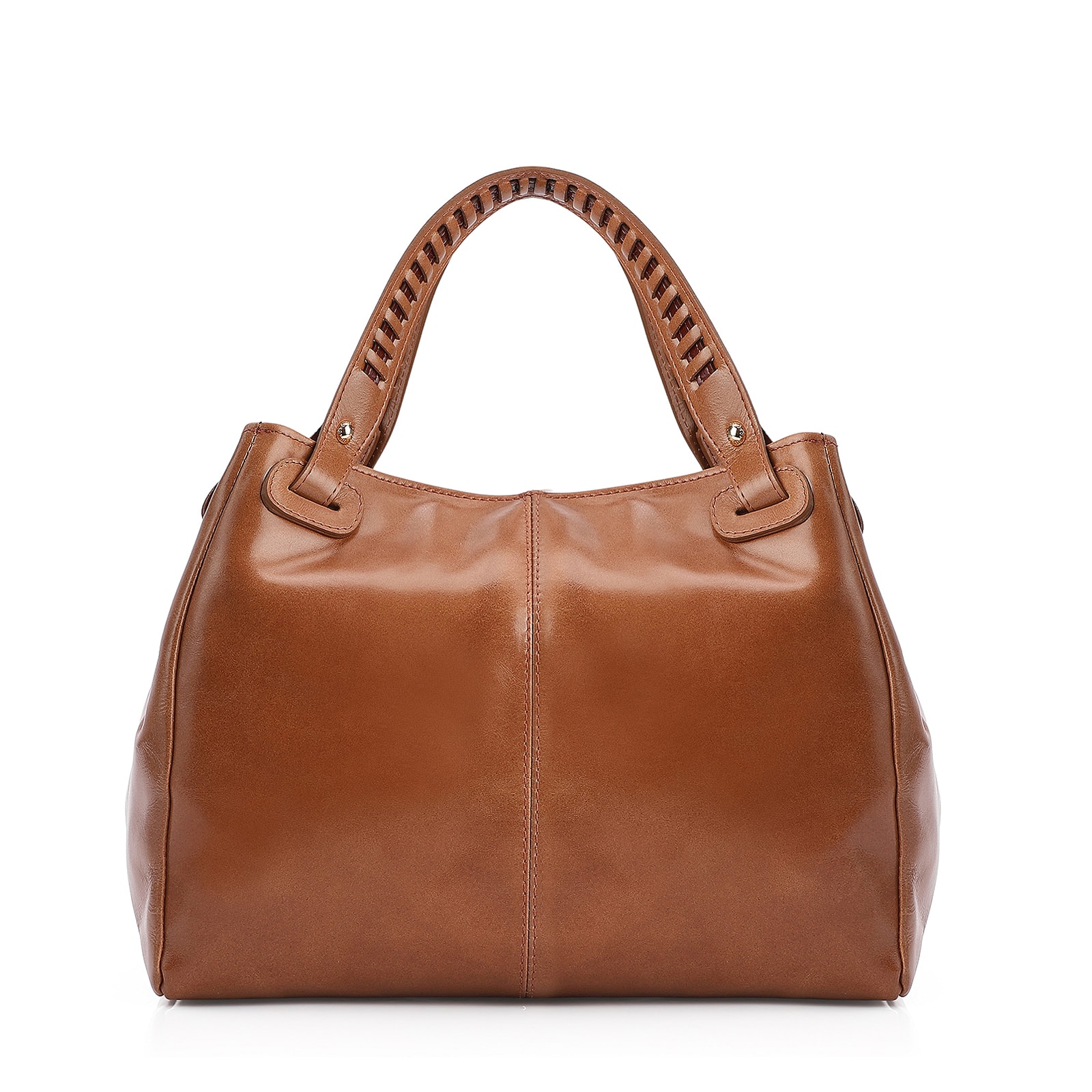 Bolsa Tote Couro Marrom
