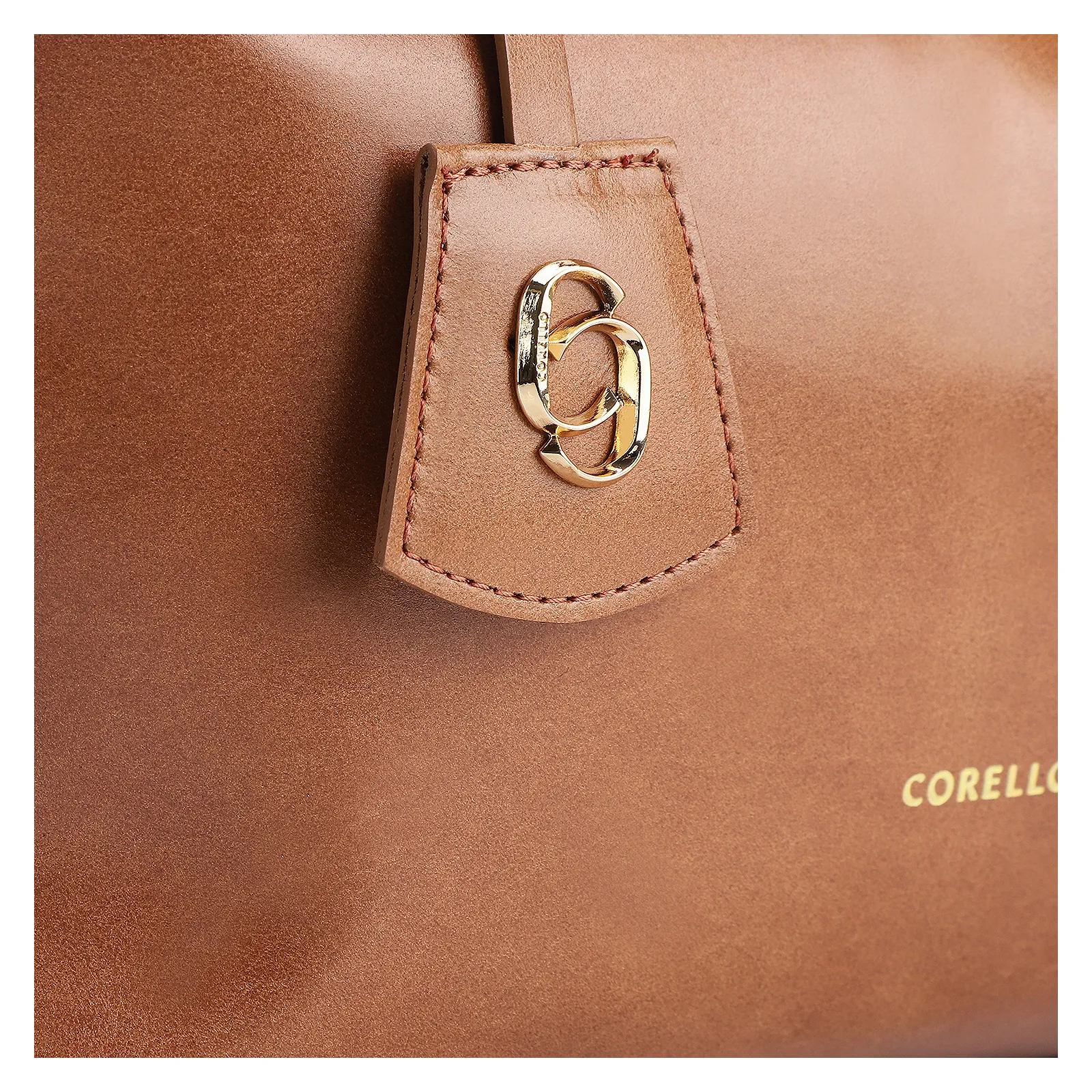 Bolsa Tote Couro Marrom