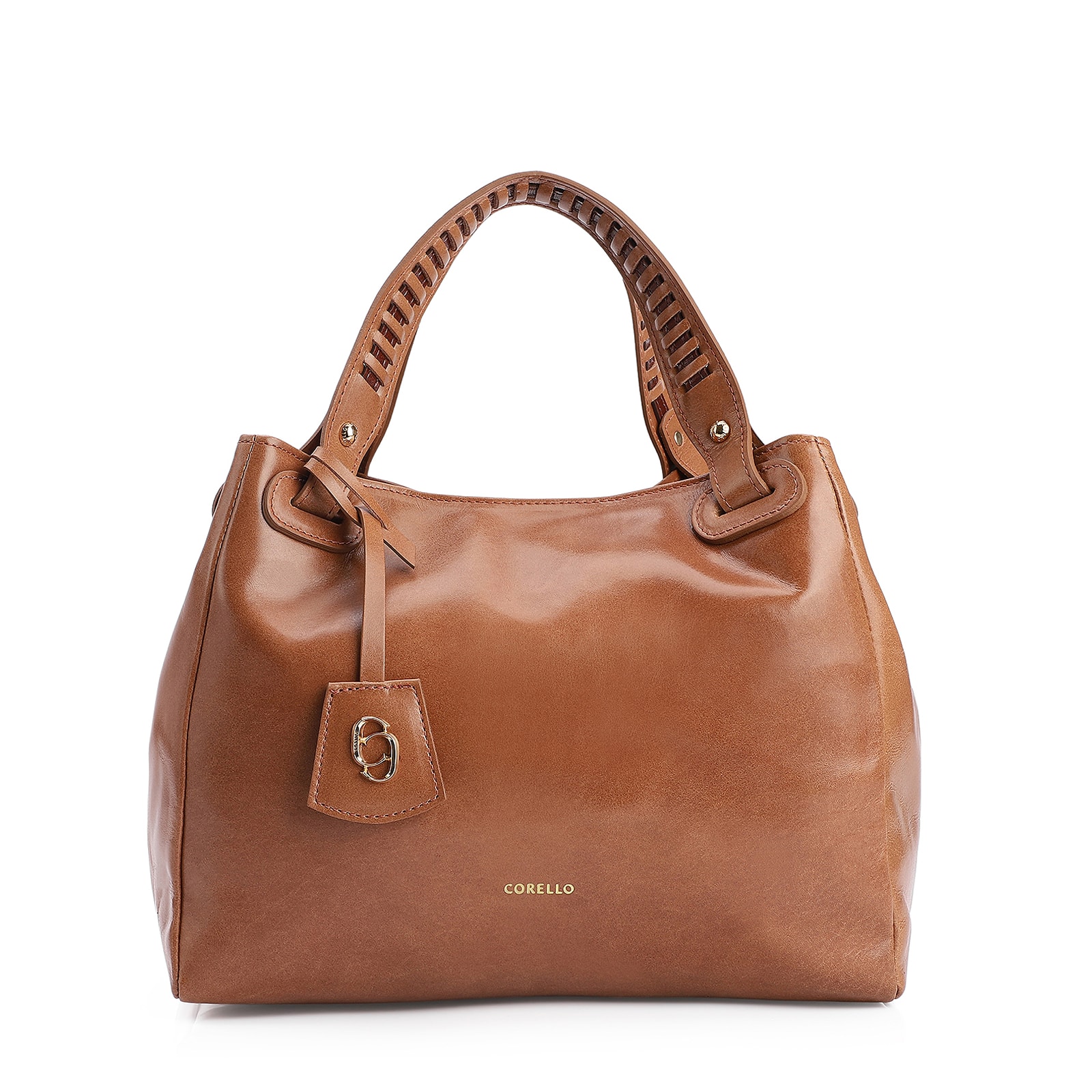 Bolsa Tote Couro Marrom