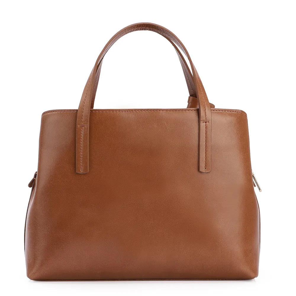 Bolsa Tote Couro Marrom - imagem 3