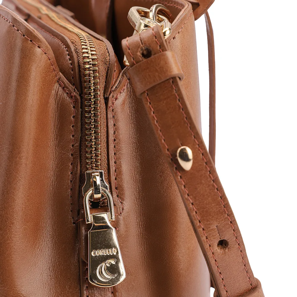 Bolsa Tote Couro Marrom - imagem 5