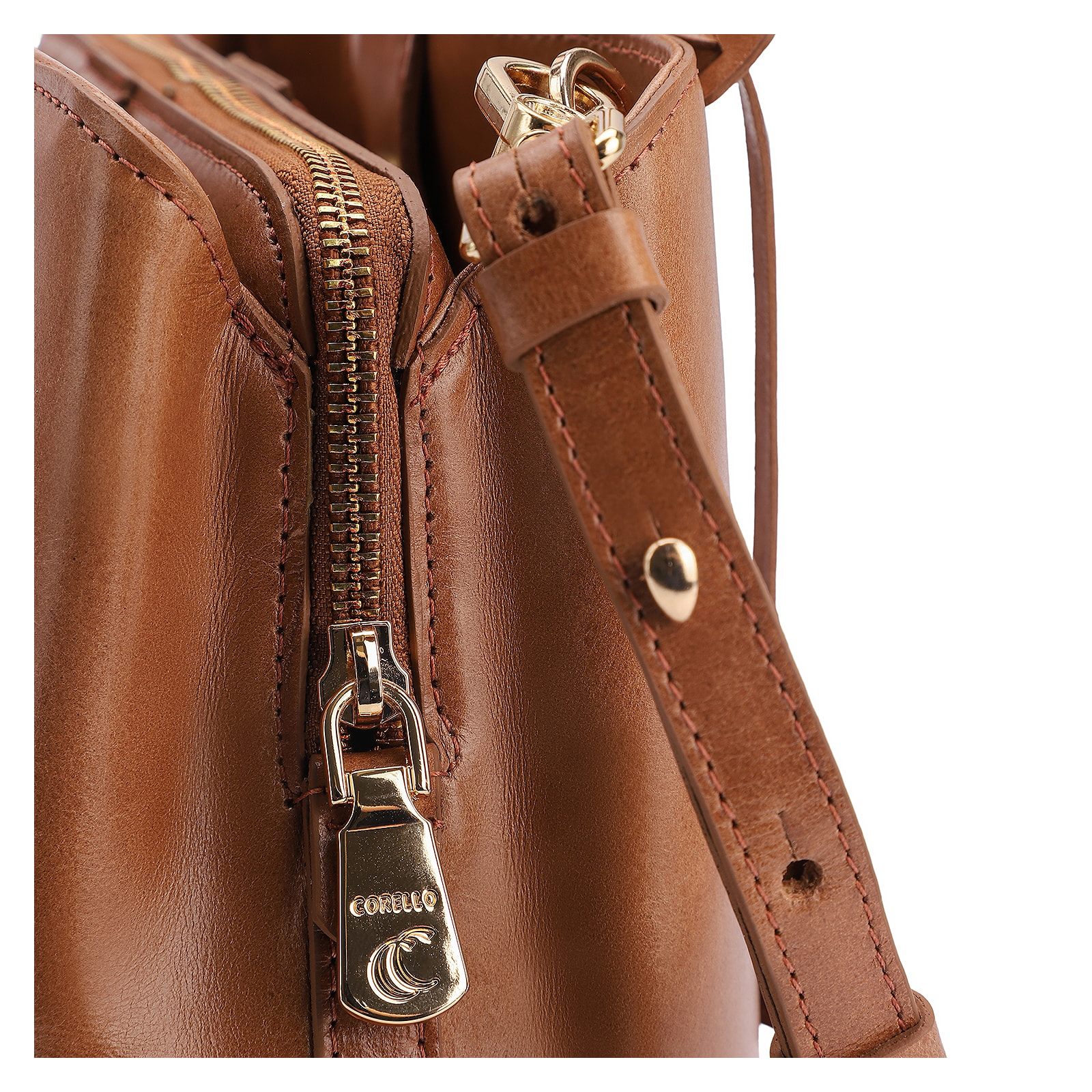 Bolsa Tote Couro Marrom