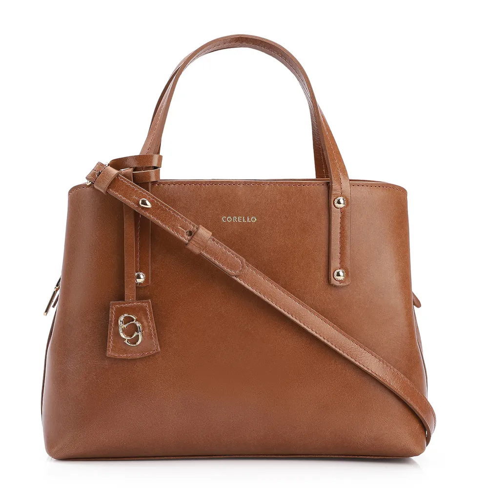 Bolsa Tote Couro Marrom