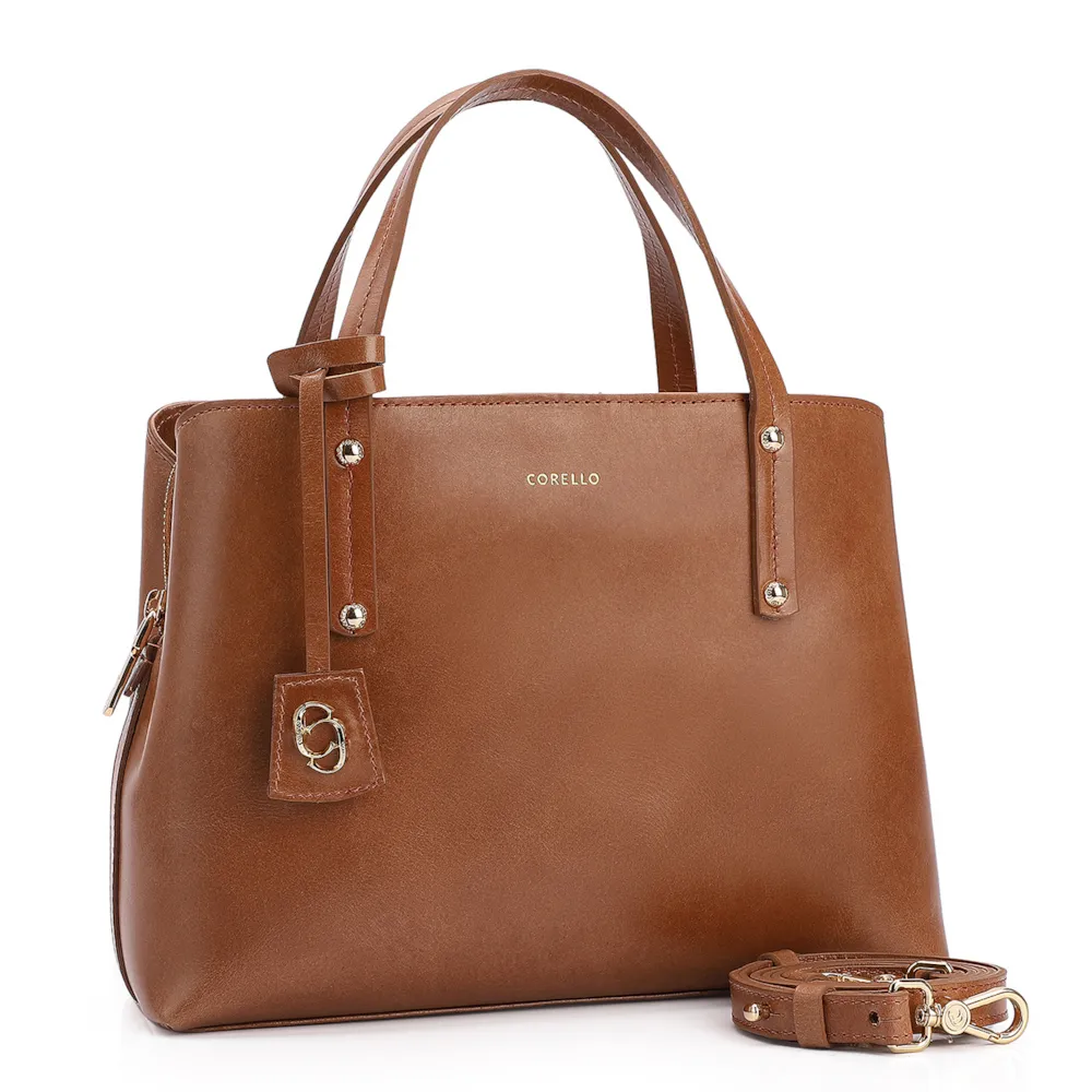 Bolsa Tote Couro Marrom - imagem 2