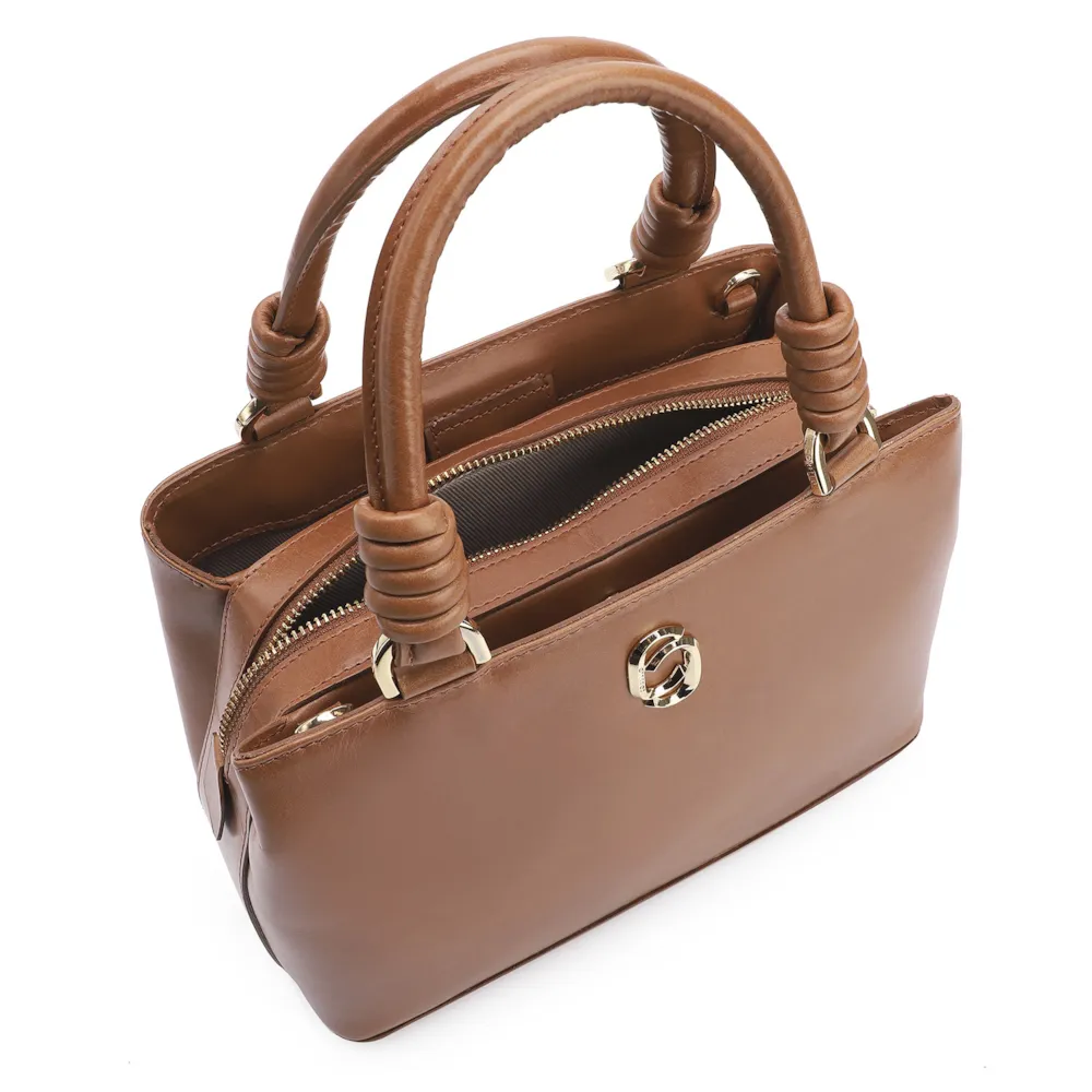 Bolsa Tote Couro Marrom - imagem 4