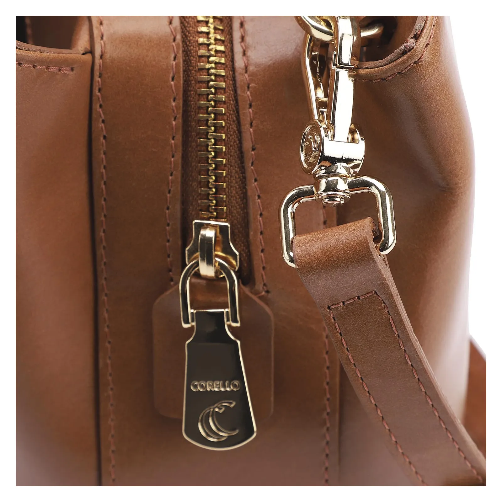 Bolsa Tote Couro Marrom