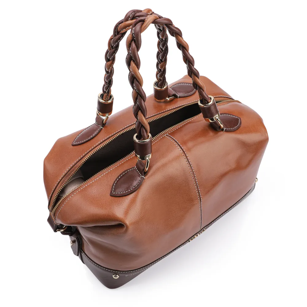 Bolsa Tote Couro Marrom - imagem 4