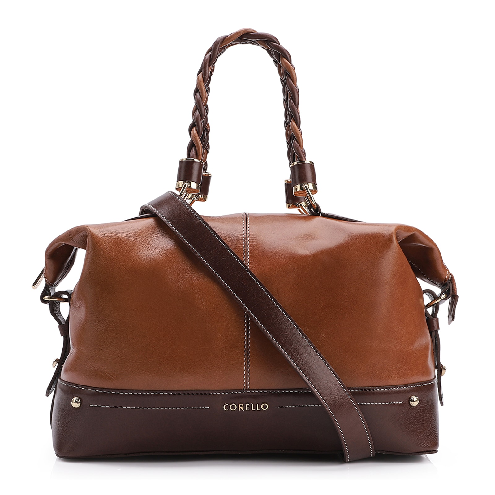 Bolsa Tote Couro Marrom