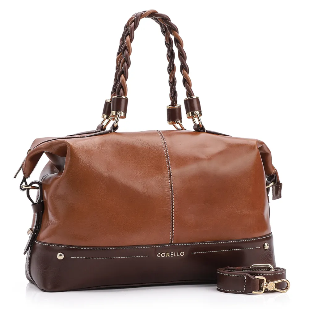 Bolsa Tote Couro Marrom - imagem 2