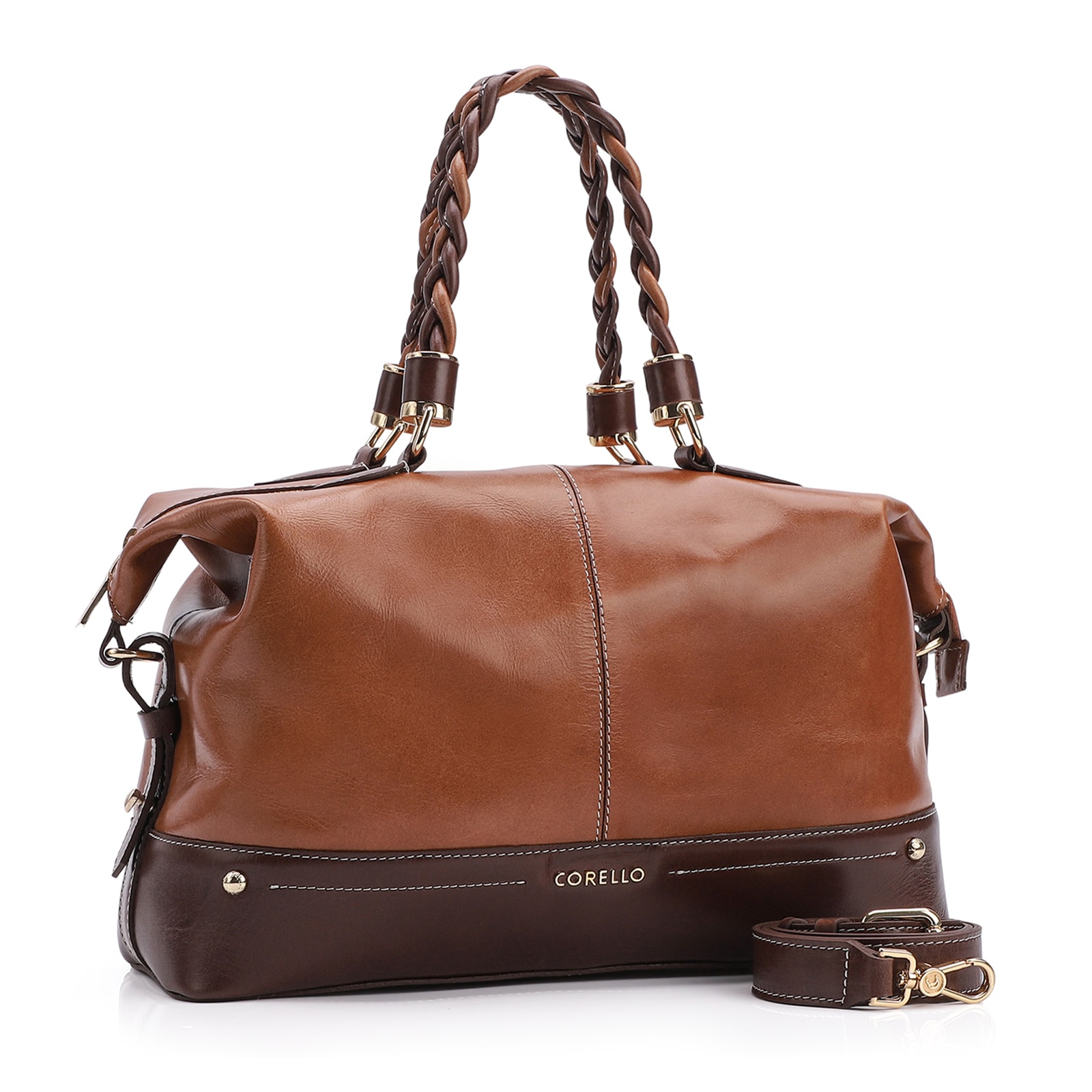 Bolsa Tote Couro Marrom