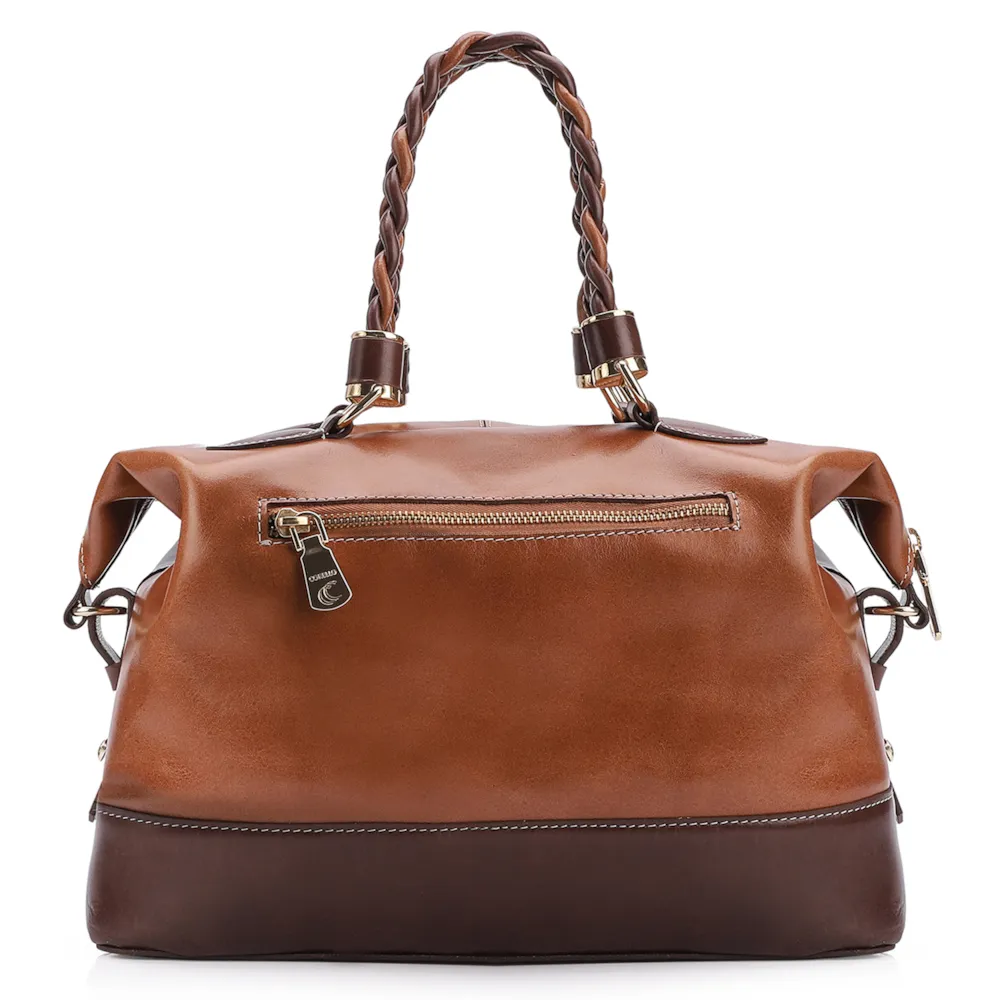 Bolsa Tote Couro Marrom - imagem 3