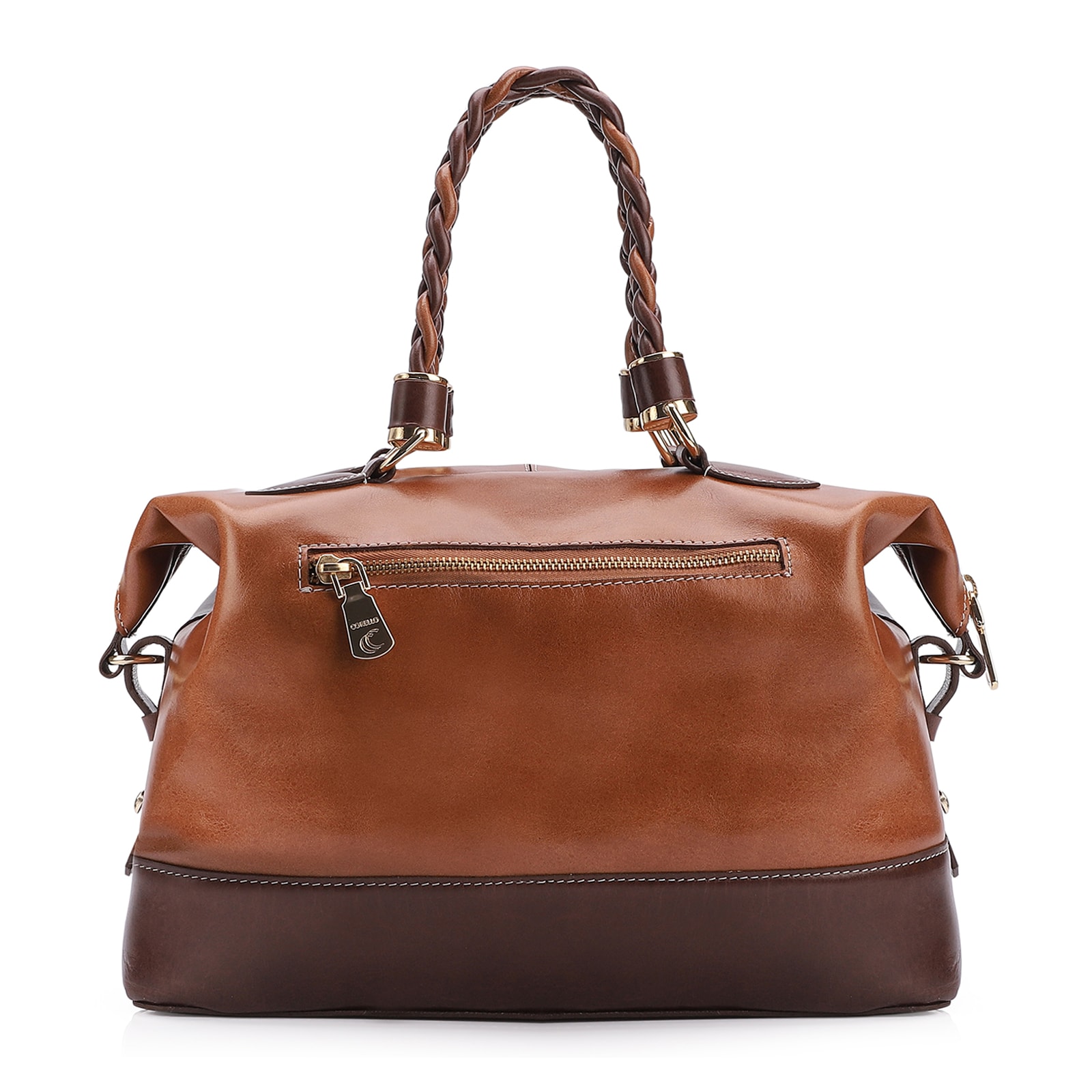Bolsa Tote Couro Marrom