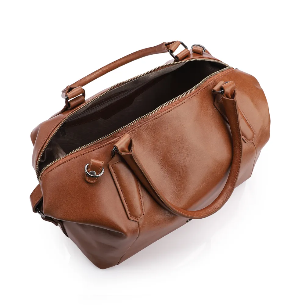 Bolsa Tote Couro Marrom - imagem 4