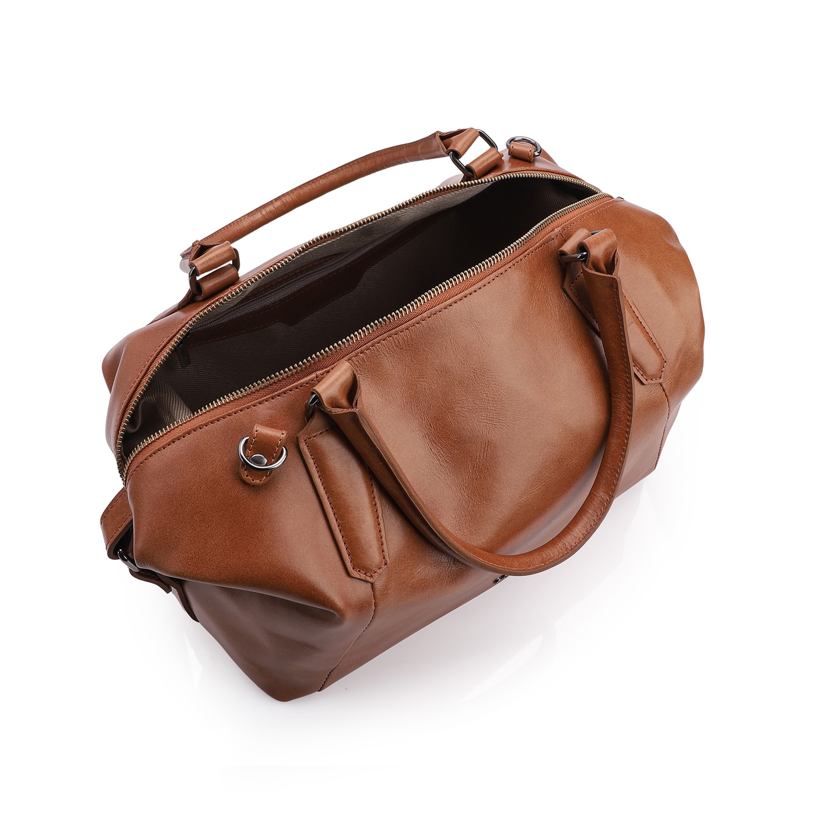 Bolsa Tote Couro Marrom